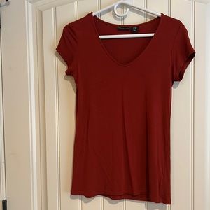 Rust, V-neck top!